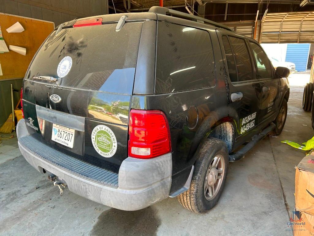 2003 Ford Explorer Multipurpose Vehicle (MPV), VIN # 1FMZU62K03UA44683