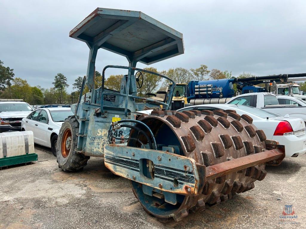 1989 INGERSOLL-RAND SPF-48 PAD-FOOT ROLLER;SER#6409P