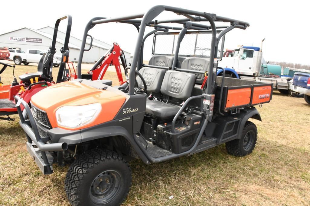 KUBOTA RTVX1140 UTILITY VEHICLE (AS-NEW)