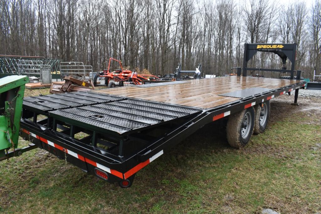 2023 Pequea 24' Deck Over Gooseneck Trailer