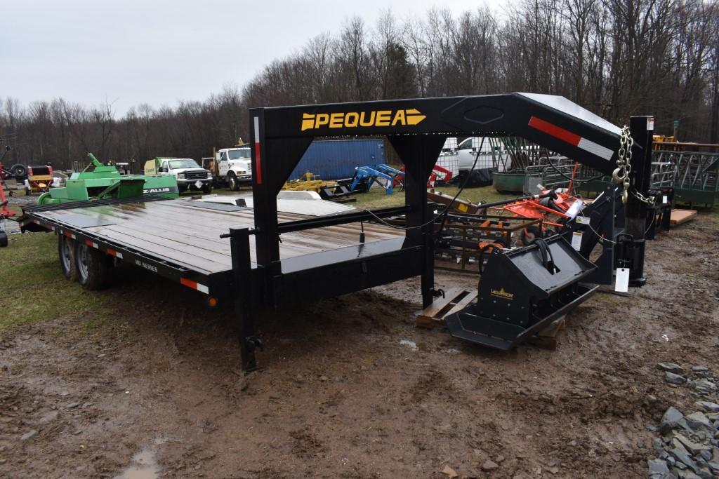 2023 Pequea 24' Deck Over Gooseneck Trailer