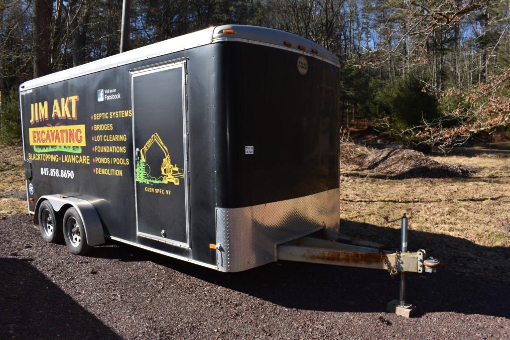 2014 Wells Cargo Road Force RFLS7X162 Enclosed Trailer