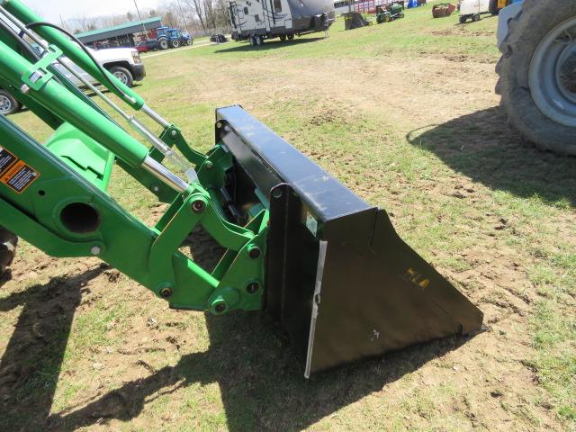 JOHN DEERE 5075E WITH JOHN DEERE 520M LOADER