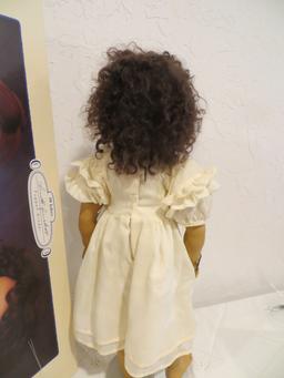 Vintage 1995 Mattel 10th Anniversary Collection 13638 Annette Himstedt Minou Doll- with