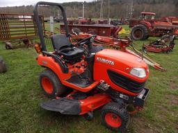 Kubota BX1860 4wd Sub Compact Tractor w/ 54" Mid Mount Mower, Clean Tractor