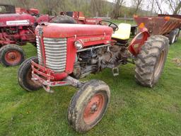 Massey Ferguson 50 Gas Utility Tractor, Power Steering, 14.9-24 Tires, Rear