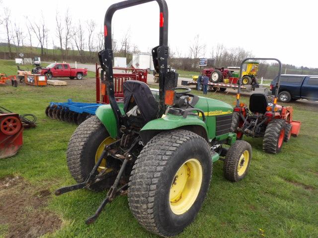 John Deere 4310 4wd Compact Tractor w/ Loader Valve, Rear Remotes, 6 Front