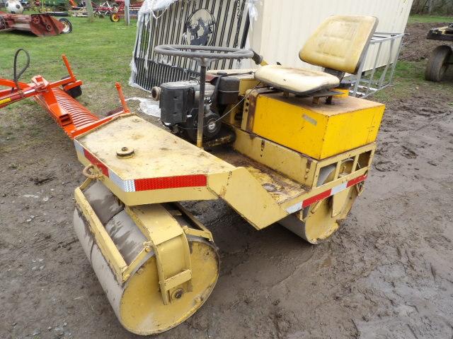 Stow One Tonner Double Drum Roller, Gas Powered, Runs & Drives
