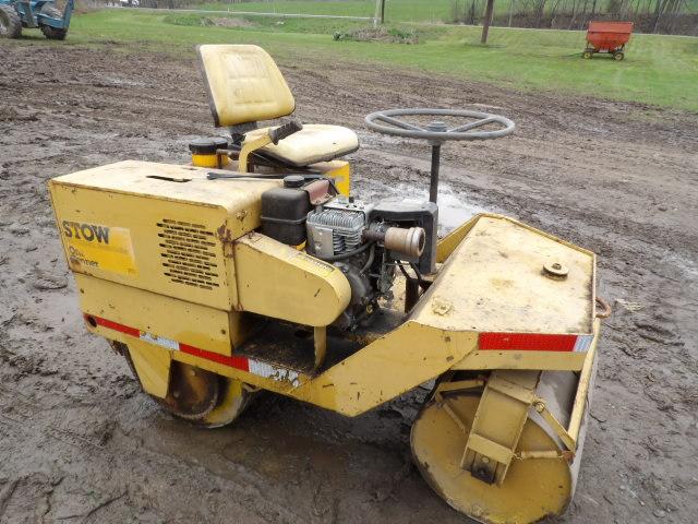 Stow One Tonner Double Drum Roller, Gas Powered, Runs & Drives