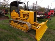 John Deere 550A Dozer, OROPS, Hyd 6 Way Blade, Decent U/C, Runs Drives & St