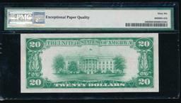 1928 $20 Gold Certificate PMG 66EPQ