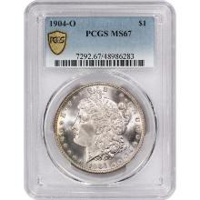 1904-O $1 Morgan Silver Dollar PCGS MS67