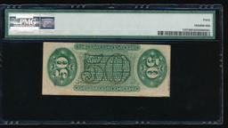 50 Cent Third Issue Fractional PMG 40