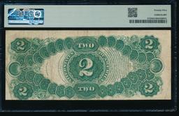 1917 $2 Legal Tender Note PMG 25