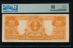 1906 $20 Gold Certificate PMG 25