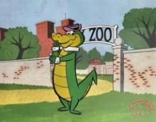 Hanna Barbera Wally Gator Sericel Animation Art Serigraph Cel