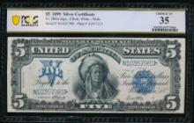 1899 $5 Chief Silver Certificate PCGS 35