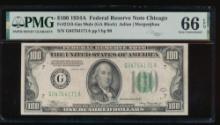 1934A $100 Chicago FRN PMG 66EPQ