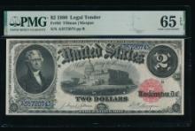 1880 $2 Legal Tender Note PMG 65EPQ
