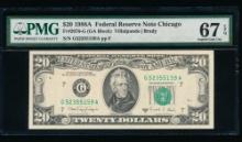 1988A $20 Chicago FRN PMG 67EPQ