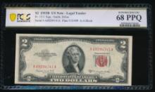 1953B $2 Legal Tender Note PCGS 68PPQ