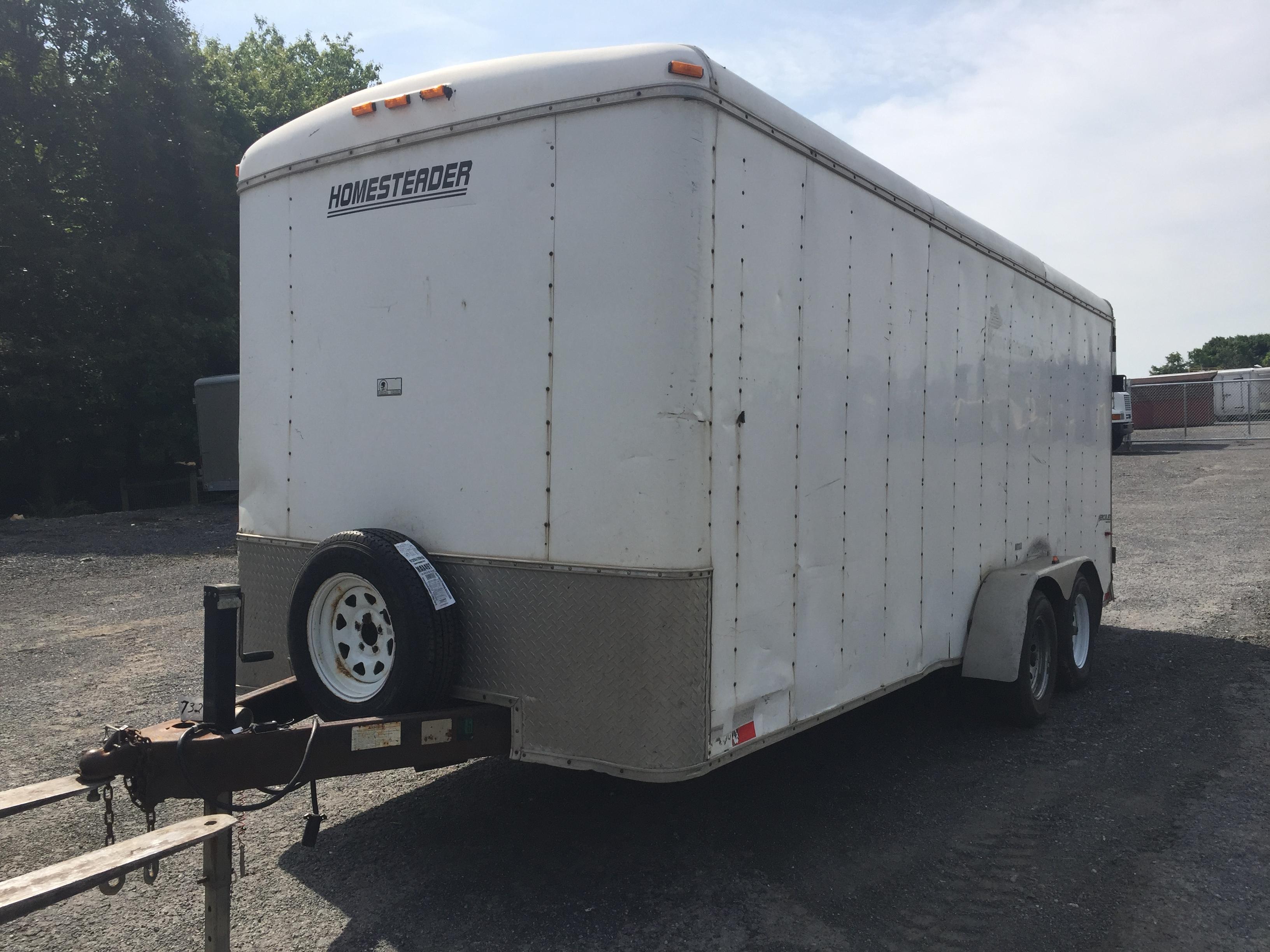 2002 &' x 18" Homesteader Box Trailer