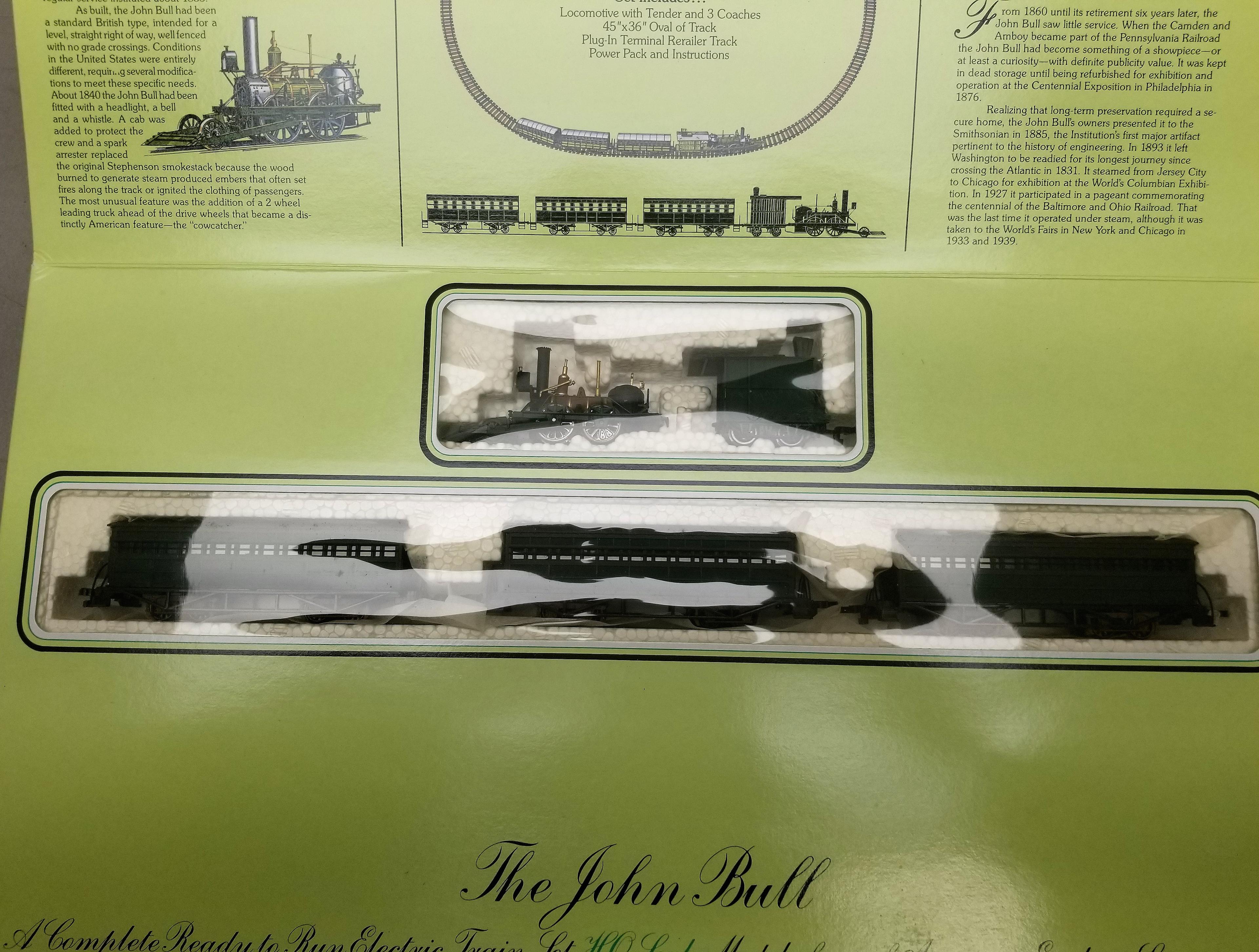 Bachman "The John Bull" HO Scale Train Set
