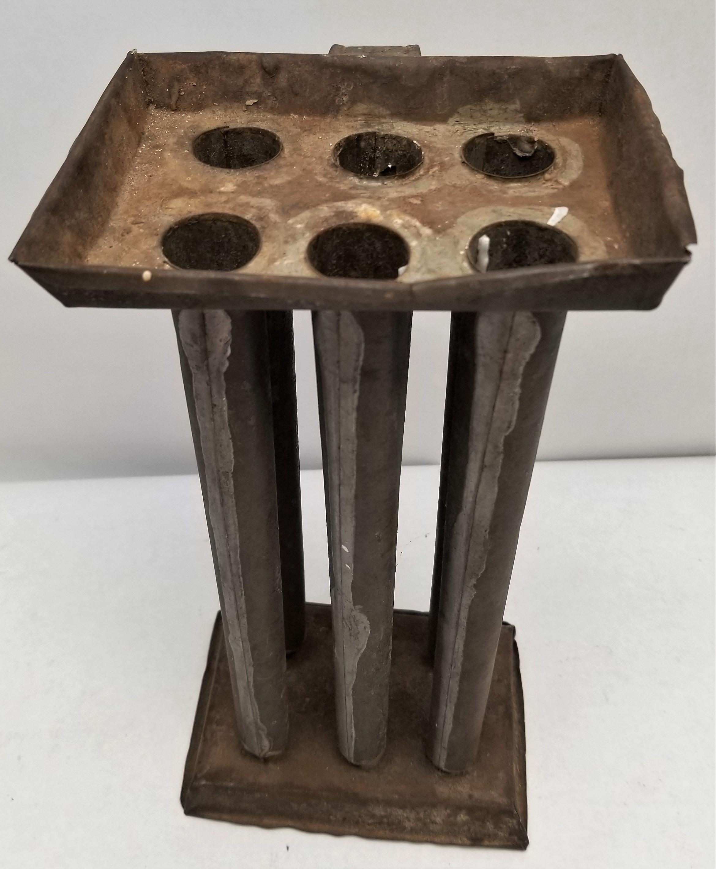 Vintage Tin 19th Century Candle Mold