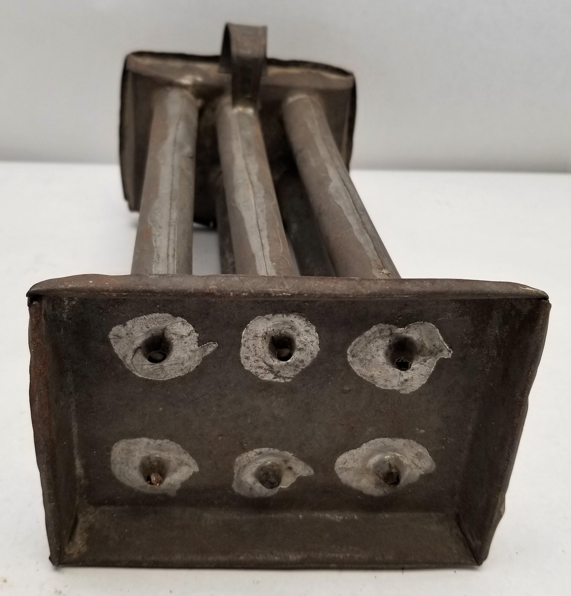 Vintage Tin 19th Century Candle Mold