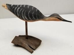 (3) Assorted Hand Carved Wooden Shorebirds