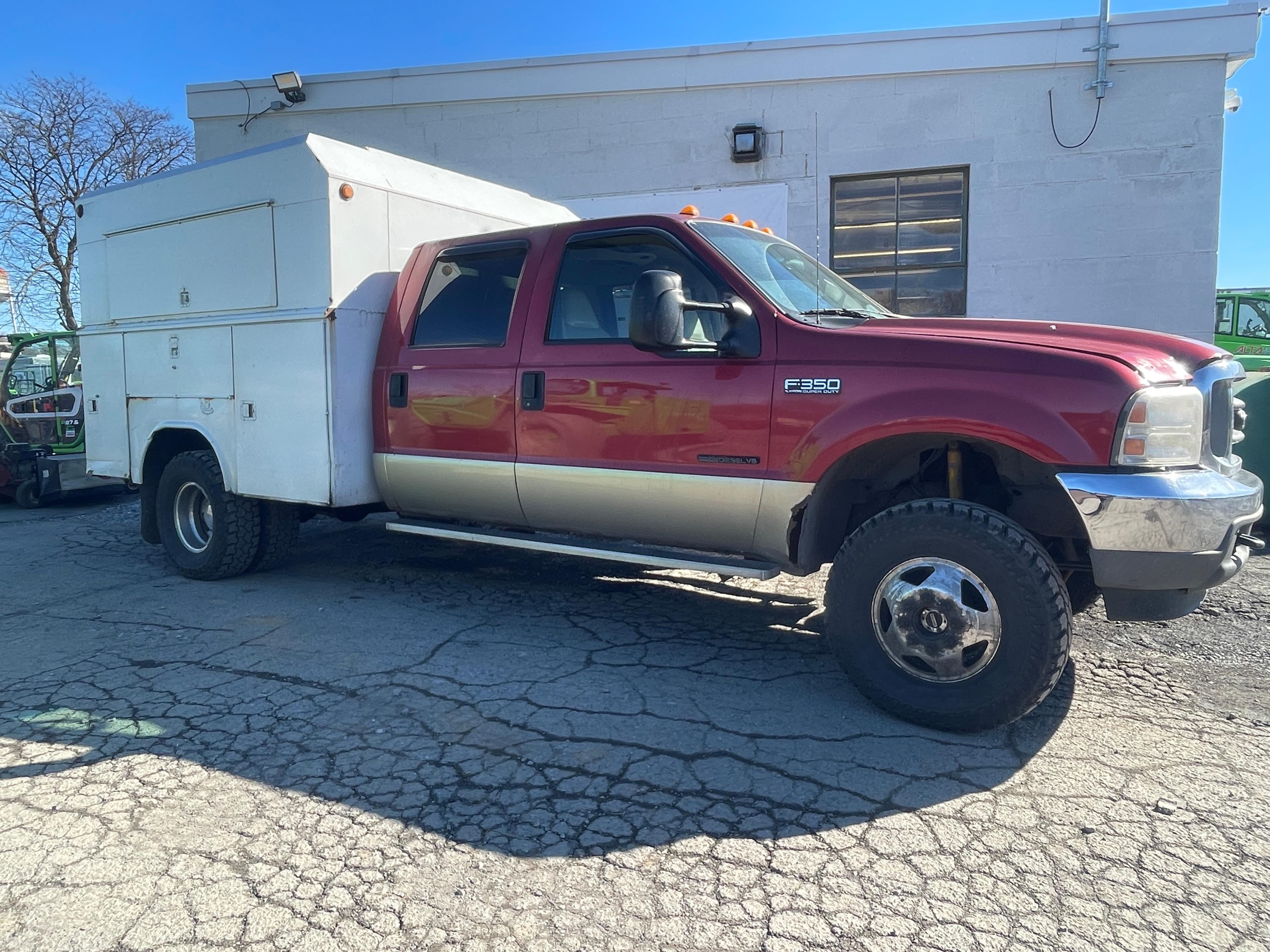 2001 Ford F-350 4X4 Diesel Truck W/ Utility Body