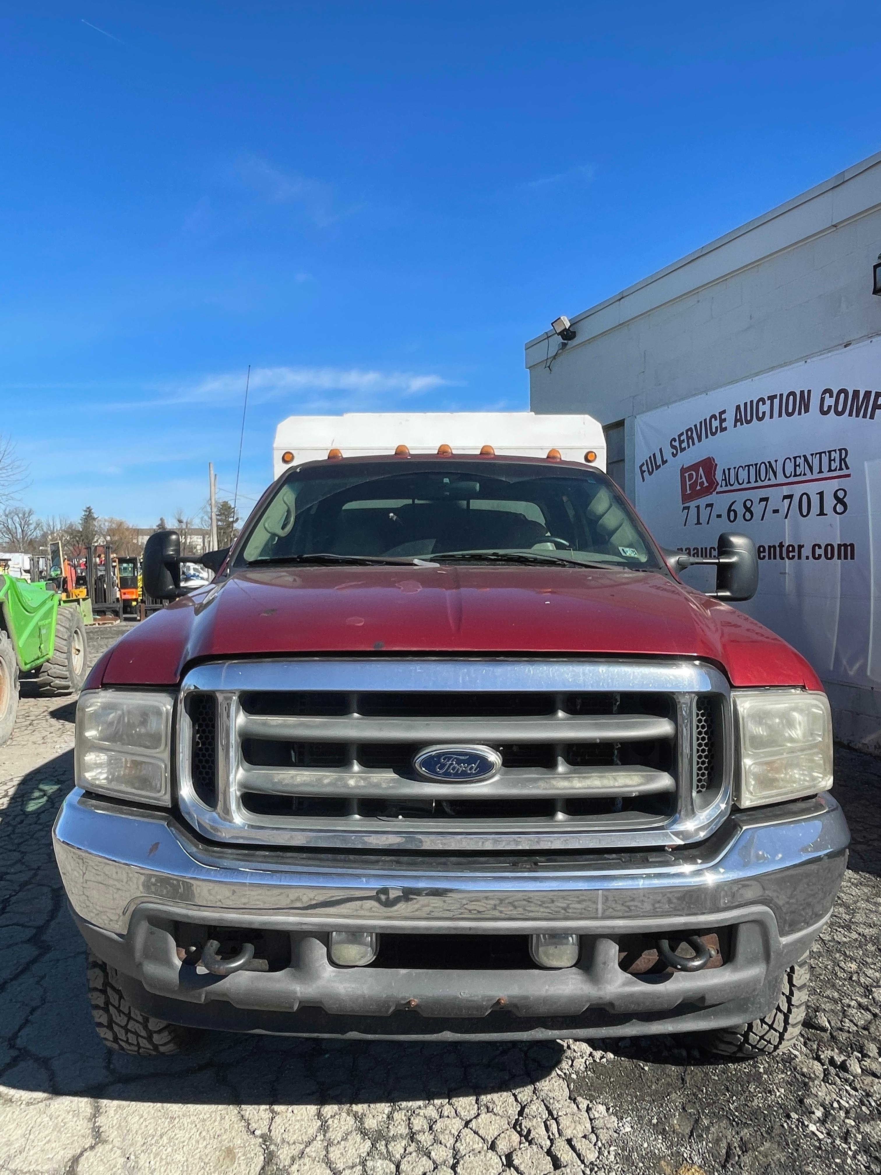 2001 Ford F-350 4X4 Diesel Truck W/ Utility Body