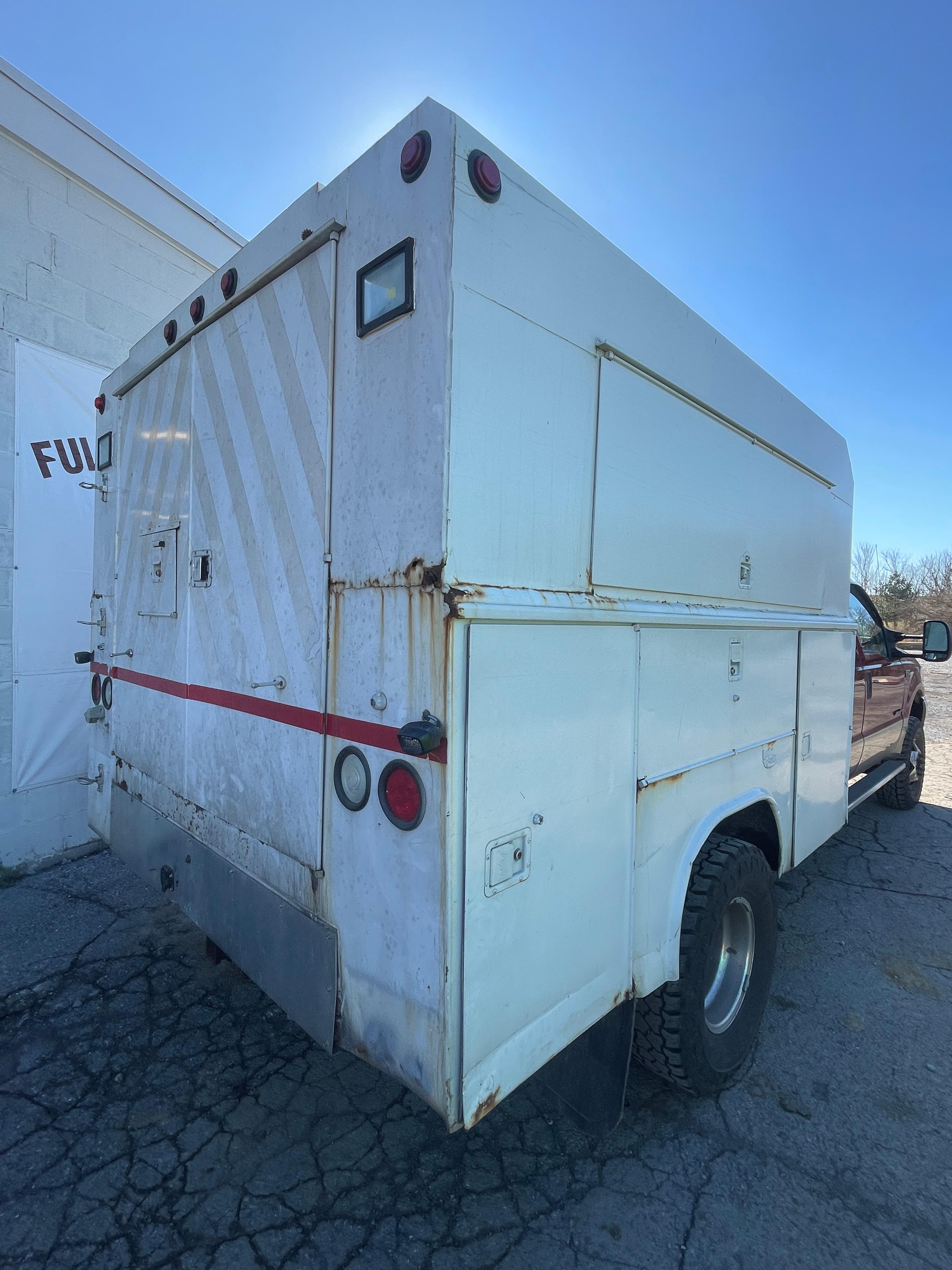 2001 Ford F-350 4X4 Diesel Truck W/ Utility Body