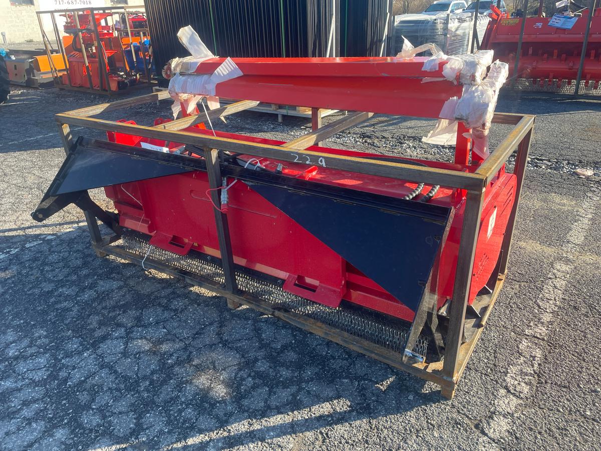 New GIYI Quick Attach 72" Drum Mulcher