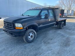 1999 Ford F350 4X4 Truck W/ Flatbed