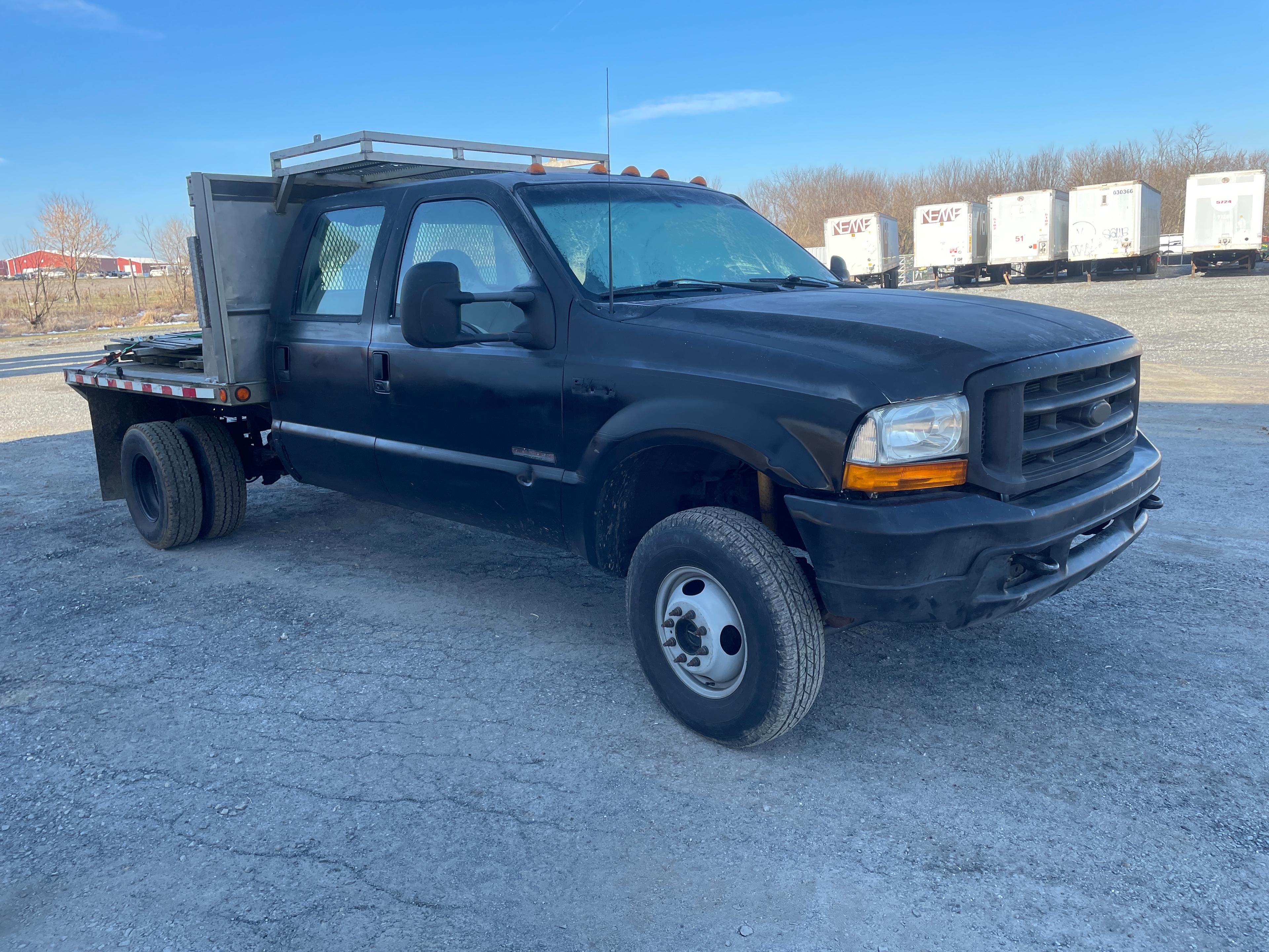 1999 Ford F350 4X4 Truck W/ Flatbed