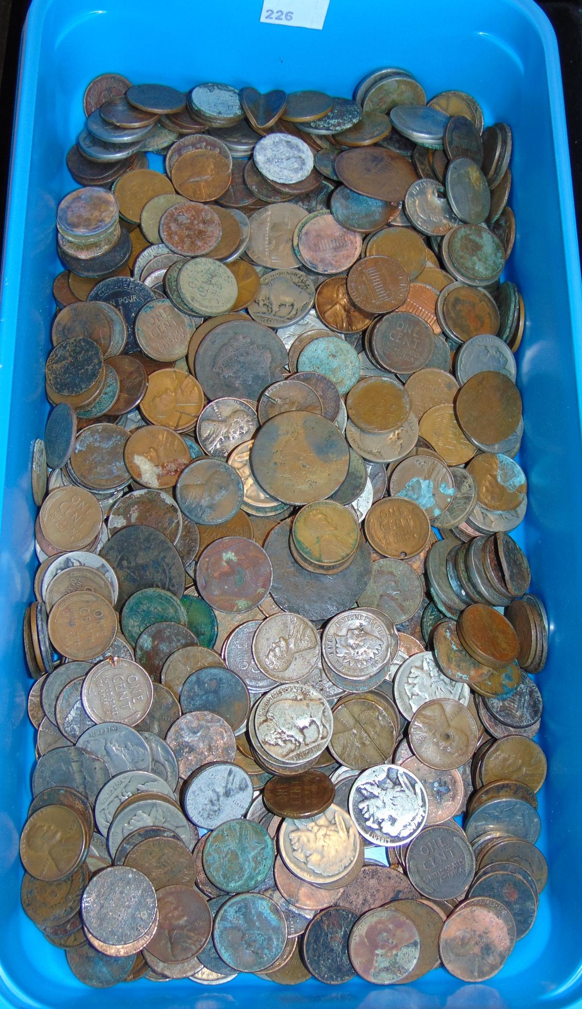 Approx. 555 Culls: Cents, Nickels, Lg. Cents, more