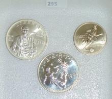 2004 Edison & 1994-D World Cup Silver Dollars