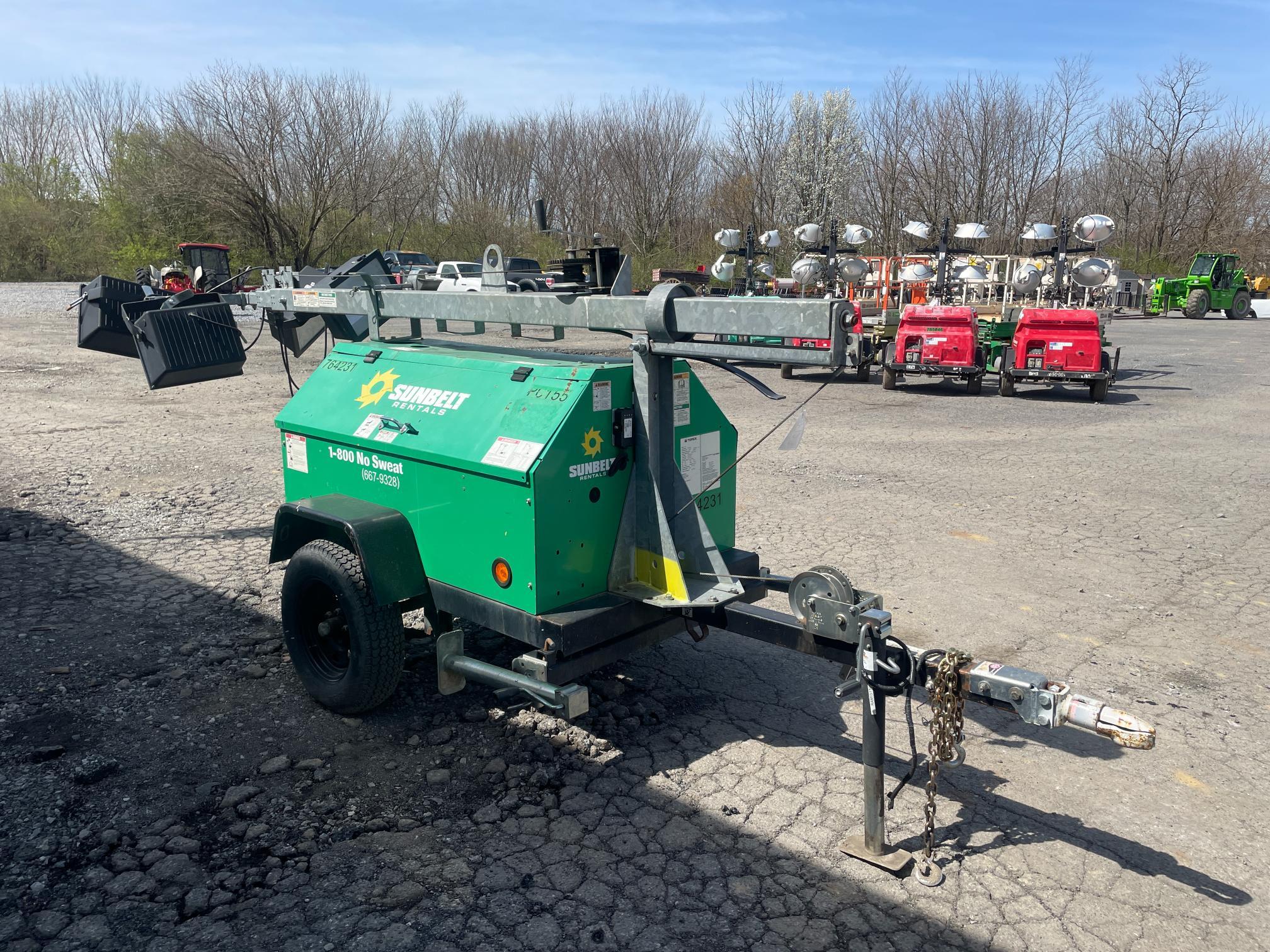 2015 Terex RL4000 6KW Towable Light Tower