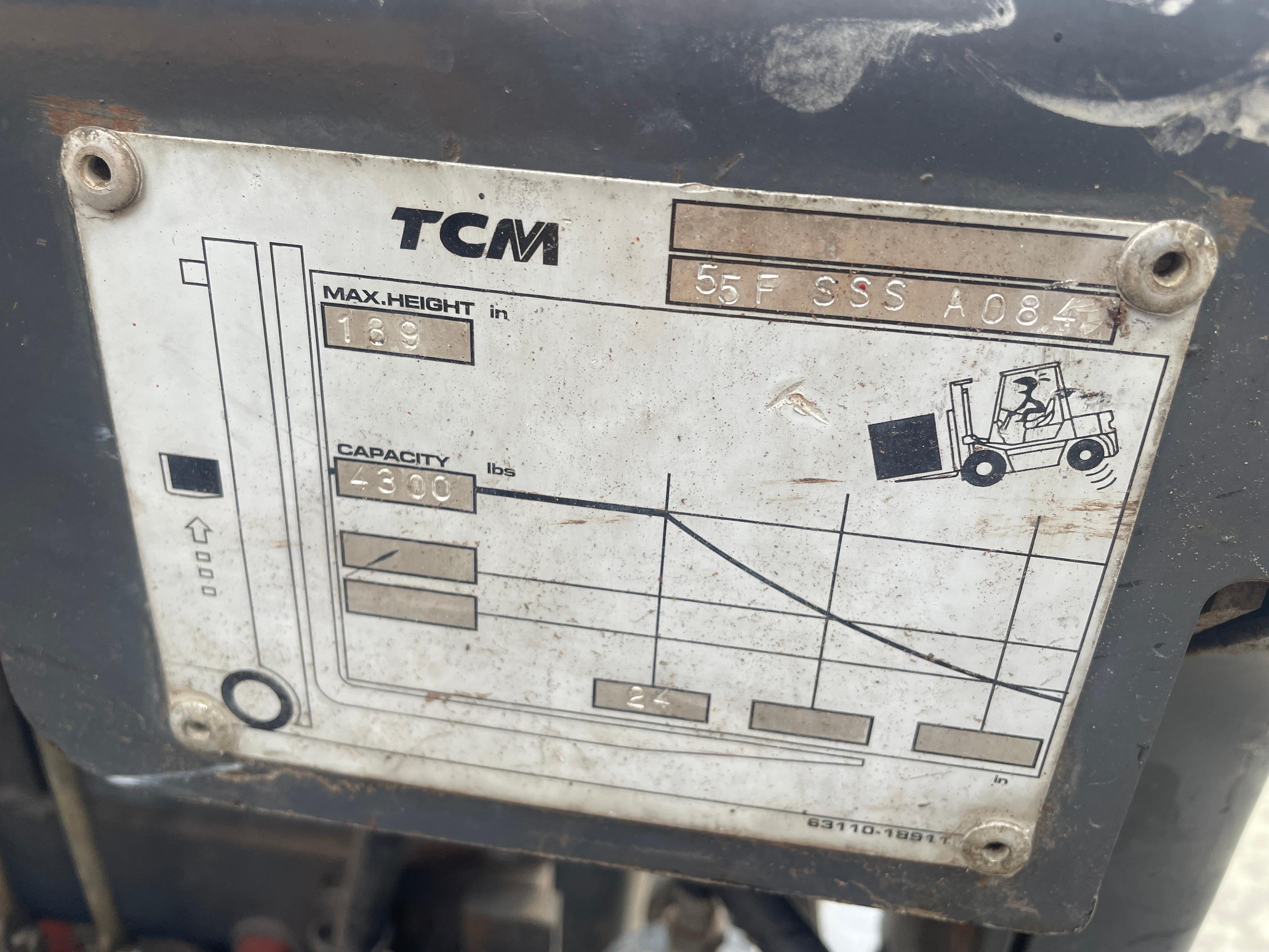 TCM 5,000 IB LP Forklift