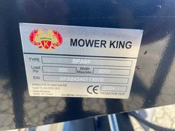 New Mower King Quick Attach 84" Power Angle Blade