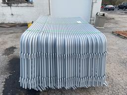 (40) Pcs. New 80" Freestanding Barrier Gates