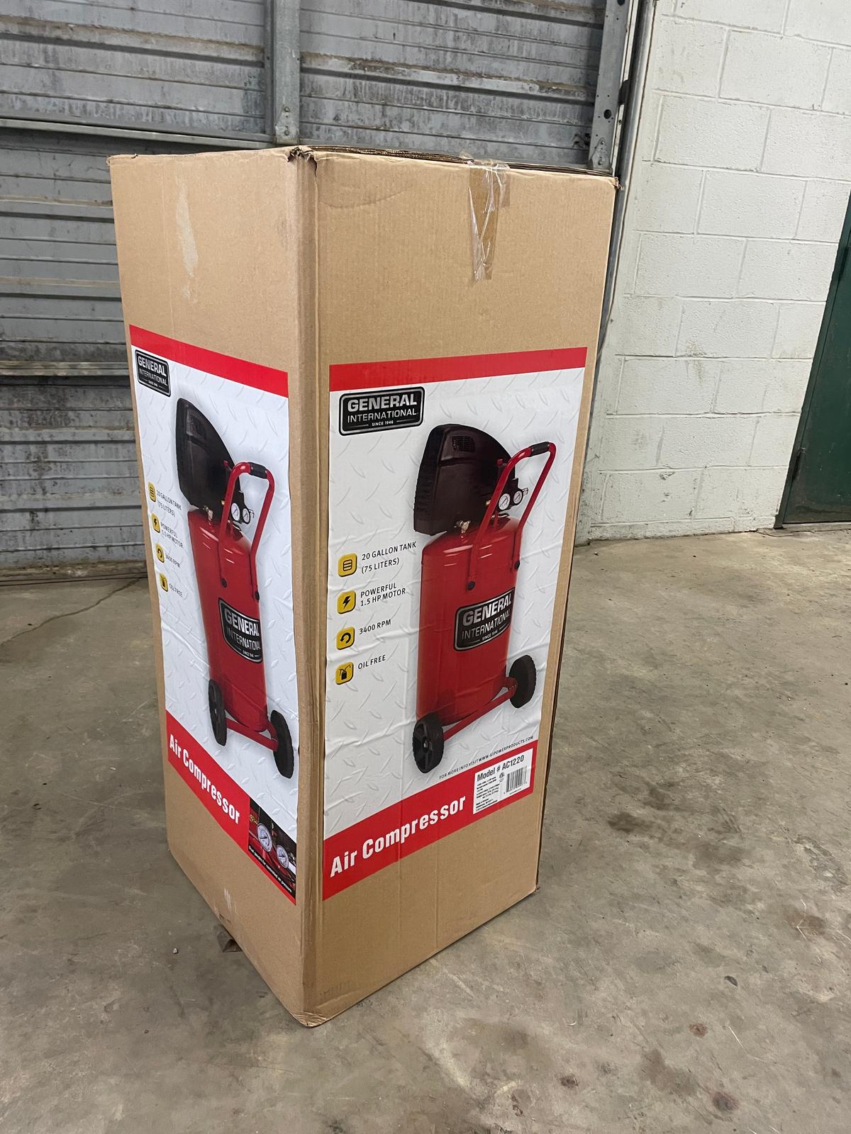 New General 20 Gallon Electric Air Compressor