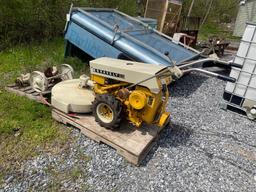 Gravely 10A Walk Behind Tractor W/ Attachments.