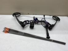 MISSION HAMMR COMPOUND BOW AND UNCUT ARROWS