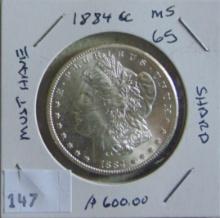 1884CC Morgan Dollar MS++.