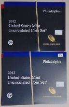 2 2012 U.S. Mint UNC. Sets P, D. (good date).