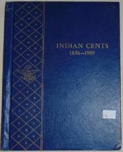 41pc. Indian Cent Collection in Album 1857-1908.