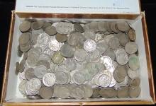 Approx. 683 Buffalo Nickels (mostly no-dates).