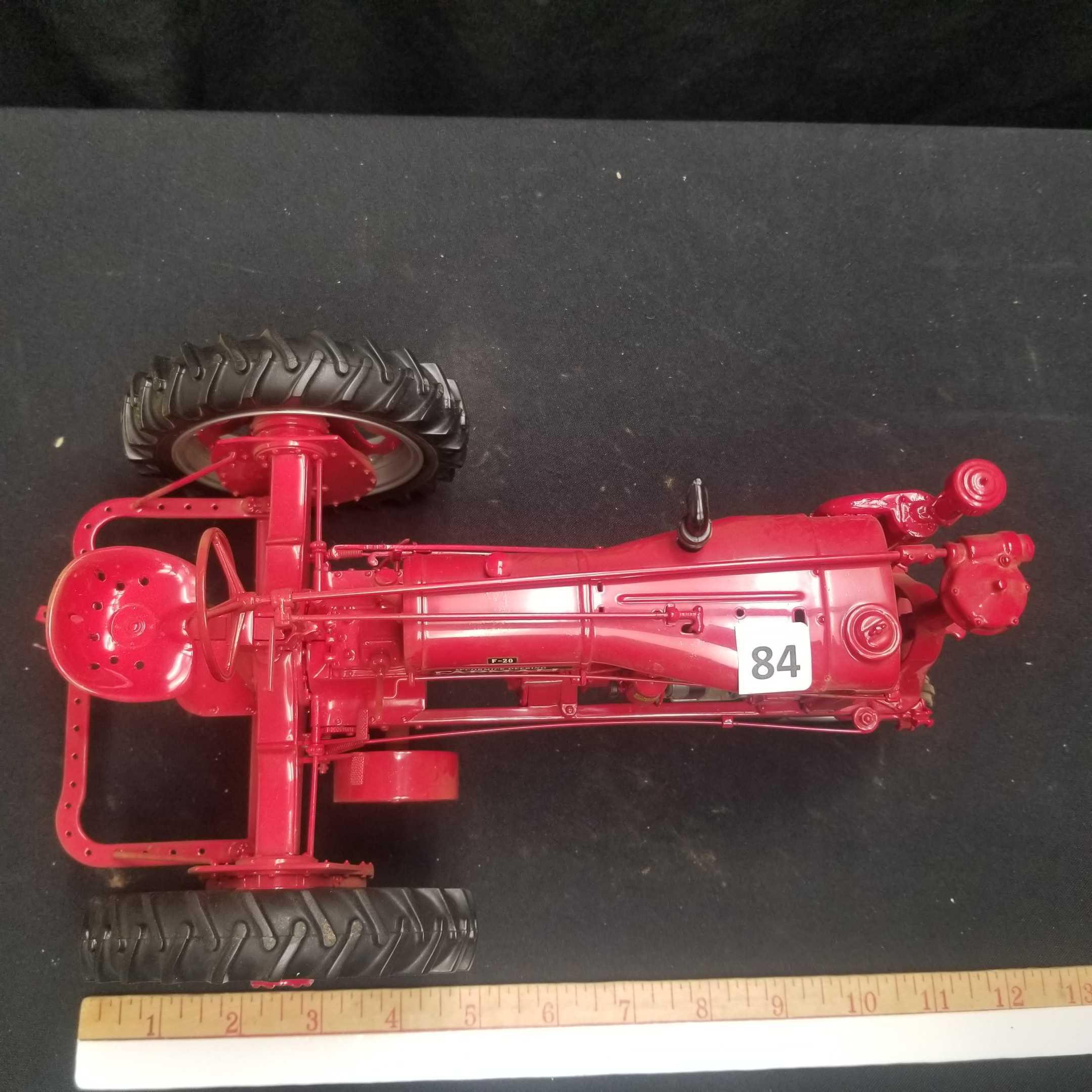 McCORMICK DEERING FARMALL "F-20" TRACTOR, ON RUBBER, APPEARS PRECISION